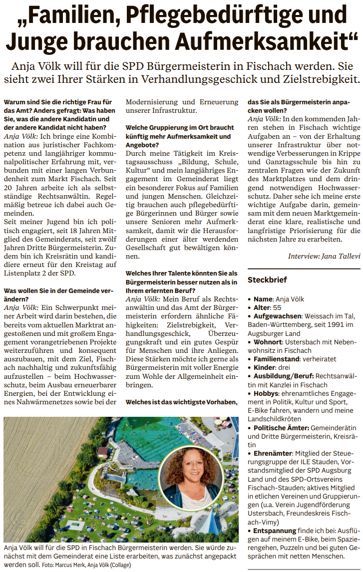 Artikel der Augsburger Allgemeinen